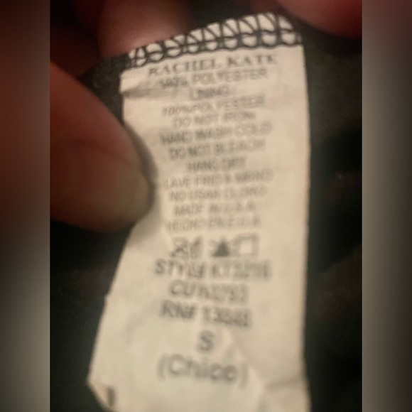 Rachel kate off the shoulder neck line.Sexy Light weight chiffon black sold🛑 - Picture 9 of 10